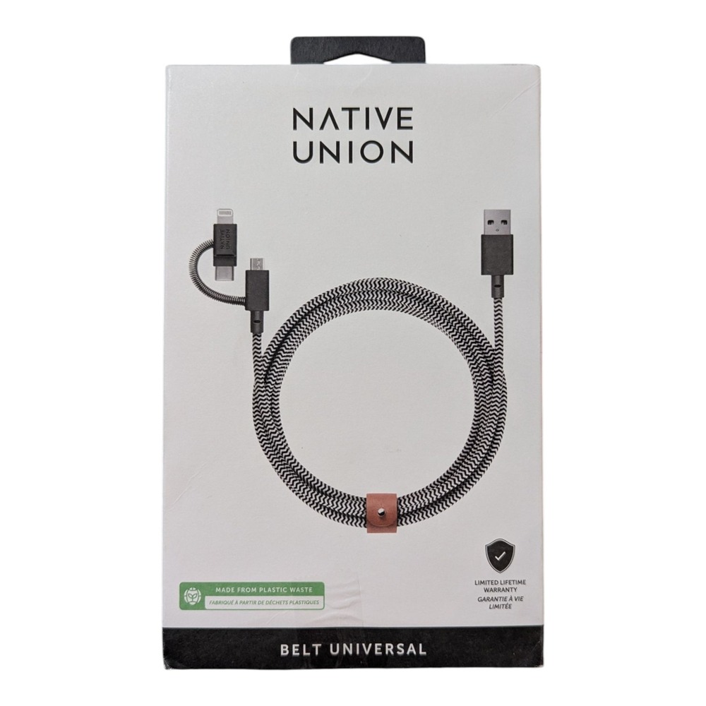 D4-O Native Union 6.5' USB Type-A-to-Micro-USB/USB Type-C Cable‎